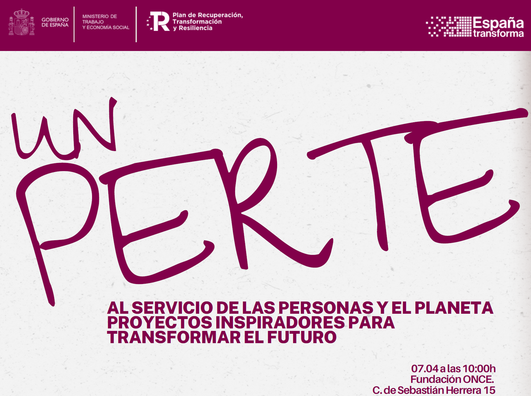 Agenda Acto de Difusión PERTE Economía Social