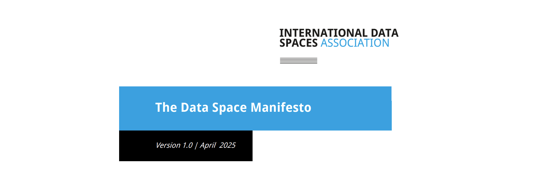The Data Space Manifesto